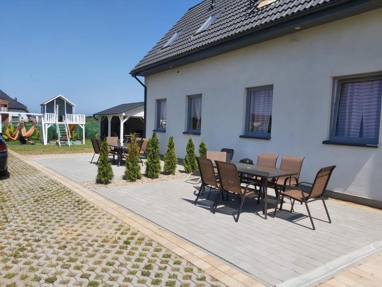 Holiday home Osada Kalinowa Nowecin Sauna Leba
